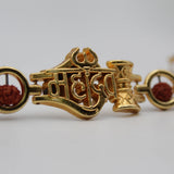 Premium Shiv Mahadev Trishul Damru Stylish Golden Bracelet