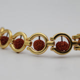 Premium Shiv Mahadev Trishul Damru Stylish Golden Bracelet