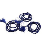 Pack Of 3 Original Blue Sulemani Hakik (Hakeek) Round Stone Japa Mala For Men And Women