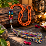 Rudraksha Gautam Buddha Beads Japa Mala