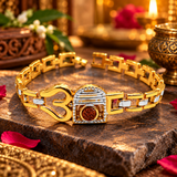 Rudraksha Om Bracelet