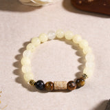Sagittarius Rashi Bracelet with Yellow Beads 