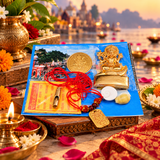 Shree Ganga Chalisa Combo Set, Ganga Chalisa Pooja with Ganga Kavach Ganga Strot Ganga Arti Puja Items Samagari Articles