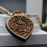 Shree Sita Ram Locket With Tulsi Kanthi Beads Mala