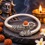 Silver Bahubali Kada for Men and Women