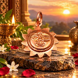 Tambe Ka Suraj 4 Inches | Copper Suraj for Wall Hanging at Home &amp; Office | Decoration Item for Good Luck