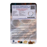 Bracelet packaging with India Gemological & Research Laboratory certification on a white background
