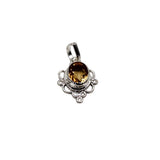 Sunela Locket Stone Design Silver Coated Pendant