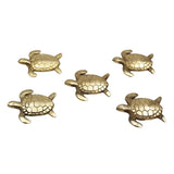 Pack of 5 Combo Kachua Set,Metal Kachua for Good Luck for Deepawali Pujan