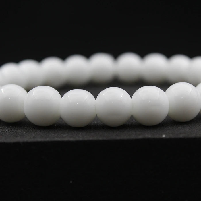 White Crystal Gem Stone Aesthetic Bracelet