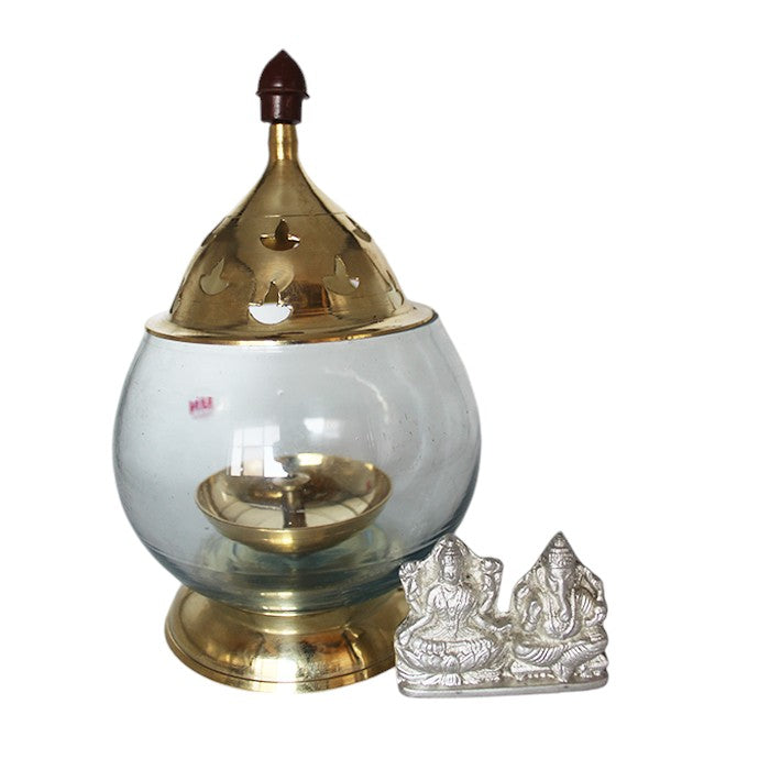 Diwali Combo Pack Of Parad Lakshmi Ganesh And Akhand Diya