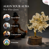 Aventurine Yellow Stone Crystal Tree for Home Decor